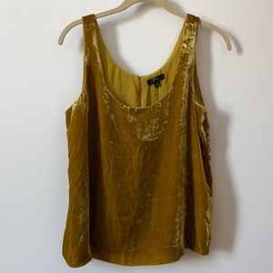 J.Crew velvet tank top